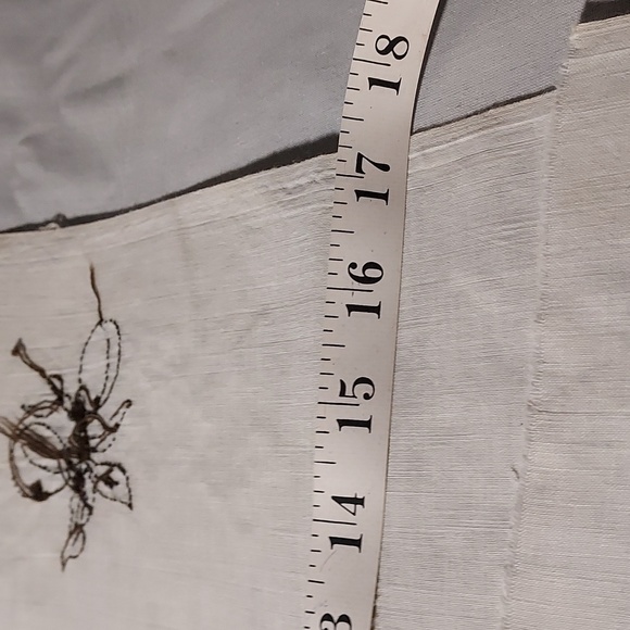 Handmade Embroidered Table Scarfs Women Pictured Black Embrodery - Picture 10 of 10